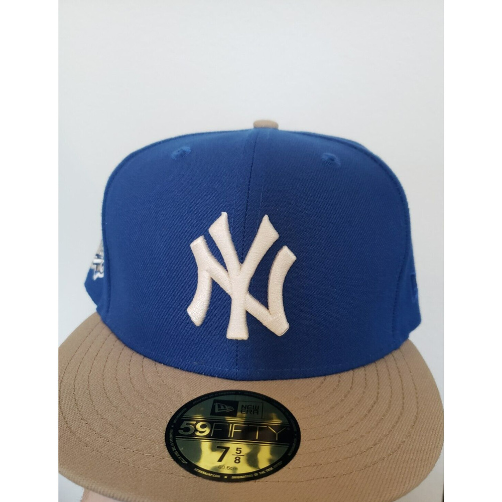 New York Yankees Hat Cap 1999 World Series Men Size 7 5/8 59Fifty Blue New Era